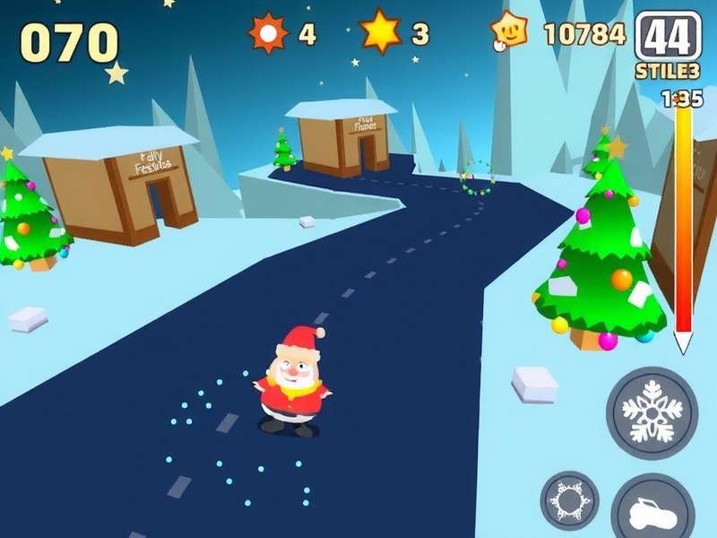 Fast-paced Festival Running Action Festive Fun Dash Gameplay Screenshot